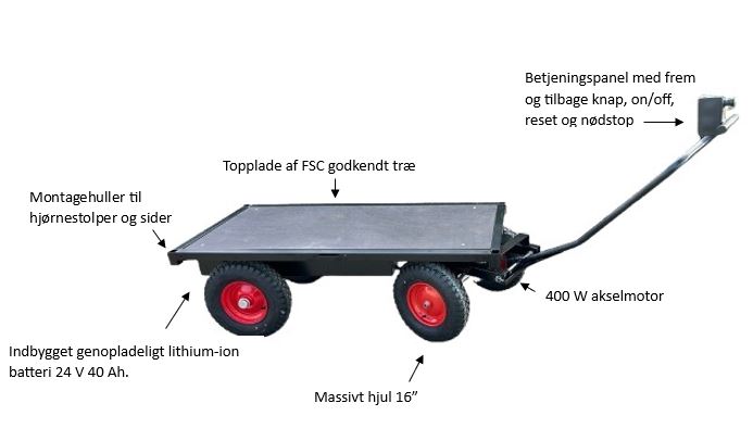 El-transportvogn med mange fordele