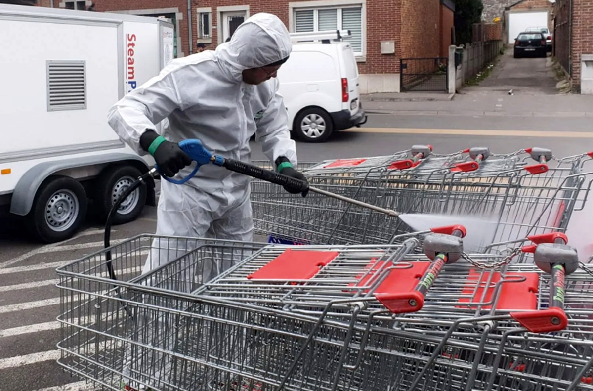 SteamPLUS rengøring og desinficering