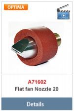 salg af Flat fan nozzle 20
