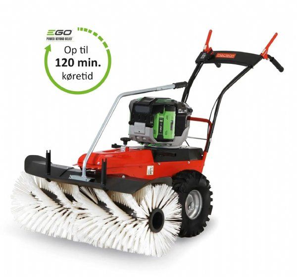 salg af Meclean FRONTSWEEP PRO 102-B EGO - 100 % elektrisk fejemaskine med flexibelt batterivalg