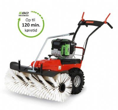 salg af Meclean FRONTSWEEP PRO 102-B EGO - 100 % elektrisk fejemaskine med flexibelt batterivalg