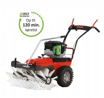 salg af Meclean FRONTSWEEP PRO 82-B EGO  - 100 % elektrisk fejemaskine med flexibelt batterivalg