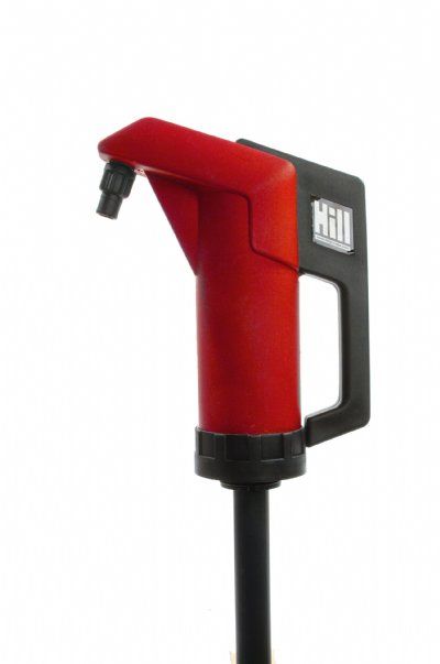 salg af Pumpe HILL 950 m. VITON pakning,  Rød 330 ml./slag, Incl. 2 stk. adapter