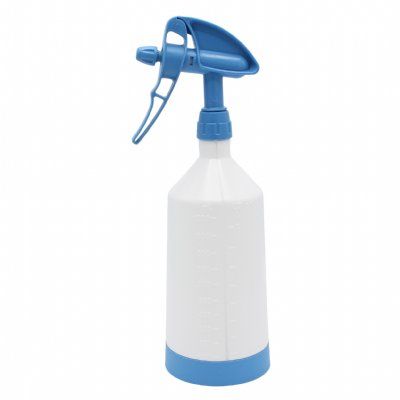 salg af Sprayflaske med 2-vejs trigger, 1 ltr. blå